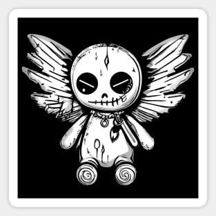 AI Art | Emo Voodoo Doll Magnet